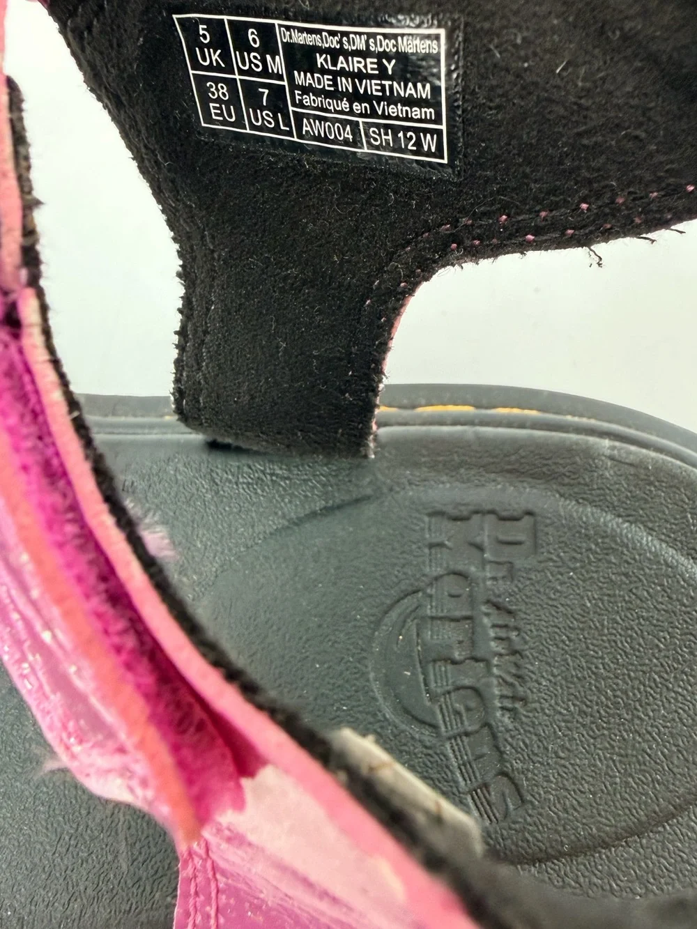 Dr. Martens Purple Klaire Junior Sandals US women’s 6